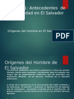Origenes Del Hombre en El Salvador