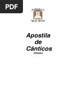 Apostila de Canticos-libre