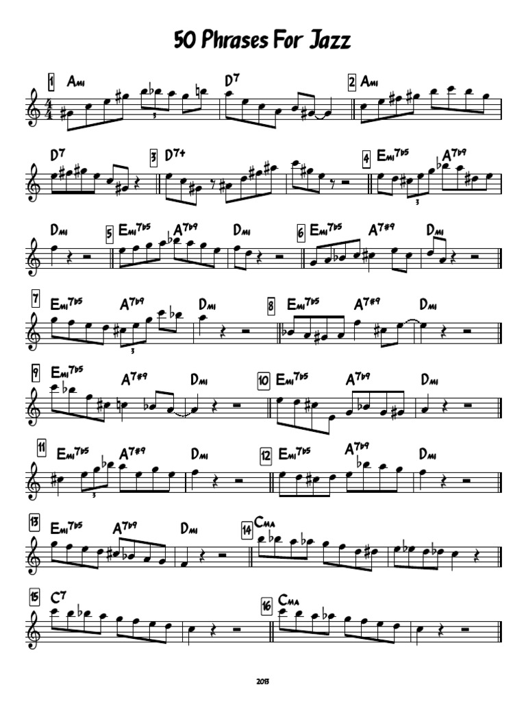 50 Jazz Phrases PDF
