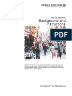 Key Questions Background and Instructions - DFH USA - 2007
