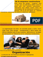 Organización de La Empresa Constructora - Manuel Herrera, Alexander Quiñonez