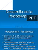 Desarrollo de La Psicoterapia