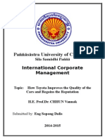 Paññāsāstra University of Cambodia: International Corporate Management