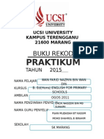 UCSI University Kampus Terengganu Practikum Buku Rekod 2015