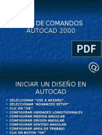 Guía de comandos básicos de Autocad 2000