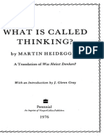 Heidegger Thinking