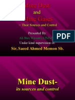 Mine Gases and Mine Dust (Their Sources and Control)