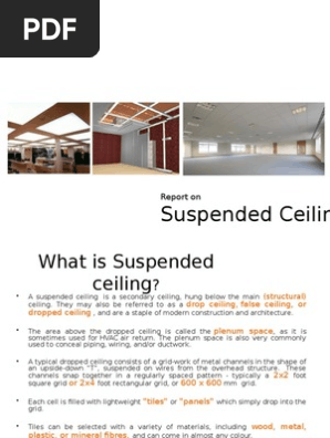 Suspended Ceiling Building Technology Architectural Design