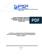 Pré projeto A aceitação e o enfrentamento das dificuldades frente ao processo de envelhecimento - A expressão da subjetividade através da pintura.docx