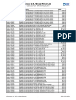 Cisco Us Global Price Sheet Pricing5 Cables and Parts Pr120539