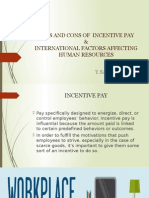 Pros and Cons of Incentive Pay