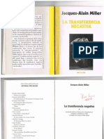 Miller, J.A. (2000) La Transferencia Negativa. 49p