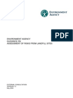 Assessment of Risks From Landfill Sites v1 - EA England Wales - 2004