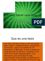 Como Hacer Una Tesis II