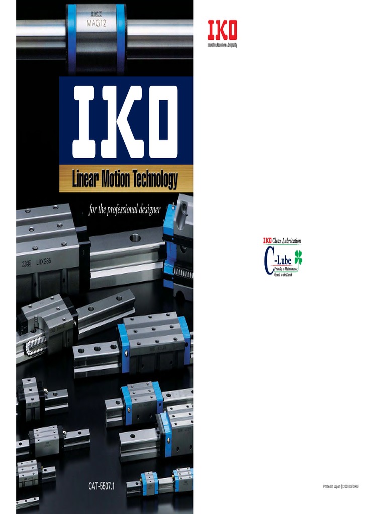 IKO Bearings Catalog Linear Motion Guide Series Machines