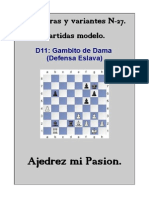 27-D11 Gambito de Dama (Defensa Eslava)