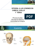 Lesiones cabeza cuello torax atención