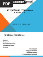 Tendência. pedagógicas