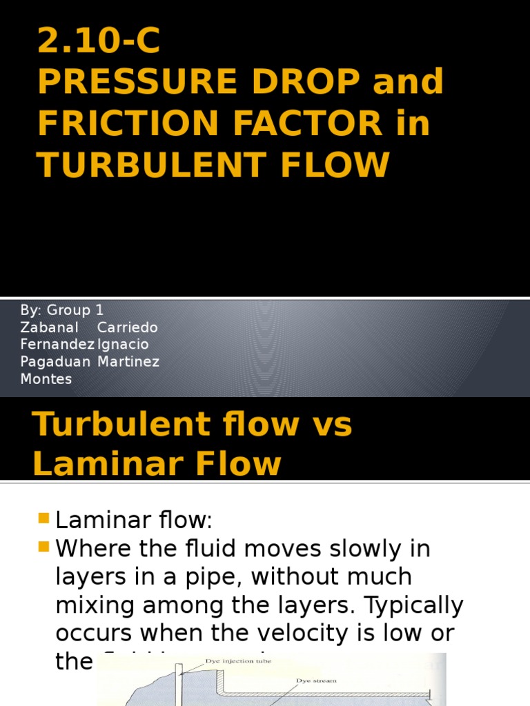Fanning Friction Factor in Turbulent Flow | PDF | Laminar Flow | Fluid ...