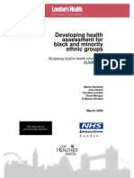 Developing HIA for BME Groups - NHSE England - 2000