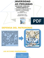 Defensa Del Patrimonio