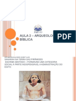 Aula de arqueologia bíblica