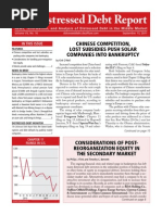 Brown Rudnick the Distressed Debt Report 9-110