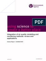 Integration of Air Quality Modelling and Monitoring