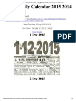 Daily Calendar Dec 2015