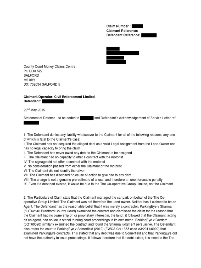 Parking Letter The CoOp 22nd May PDF PDF Civil Law (Legal System
