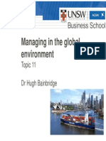 MGMT1001 Topic 11 - International Business