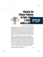 Educacao Das Crianças Pequenas