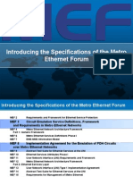 Overview of MEF 3 and 8