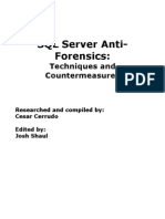 BlackHat DC 09 Cerrudo SQL Anti Forensics