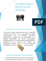 Curriculum Vitae y Entrevista de Trabajo