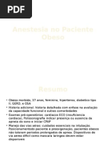 Anestesia No Paciente Obeso