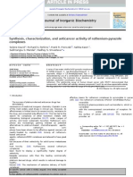 Synthesis Characterization and Anticancer Activity of Ruthenium-Pyrazole Complexes