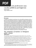 Avaliação de Professores Nas Escolas Públicas de Portugal