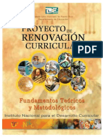 Proyecto de Renovacion Curricular 2003