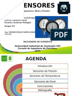 Sensores de Temperatura, Presión y Nivel