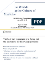 Brave New World: Managing The Culture of Medicine: UCR Clinical Foundation