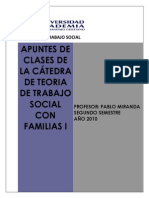 APUNTES DE TEORIA DE TRABAJO SOCIAL CON FAMILIAS I - Versión 2010 PDF