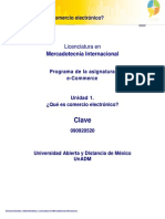 Unidad 1. Que Es El Comercio Electronico