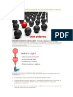 Diferencias Entre El Pensamiento Lateral Y El Pensamiento