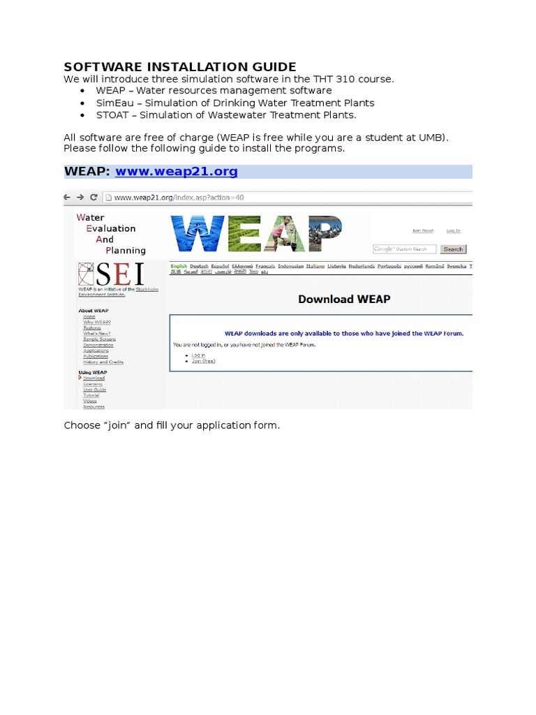 STOAT Software Installation Guide | PDF