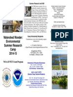 UHD NOAA Watershed Wonders2014-15 Application