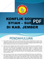 Konflik Syiah Sunni Di Kab. Jember