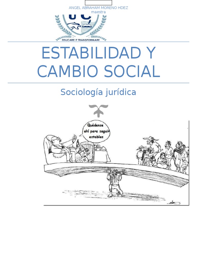 Estabilidad y Cambio Social | PDF | Coerción | Conocimiento