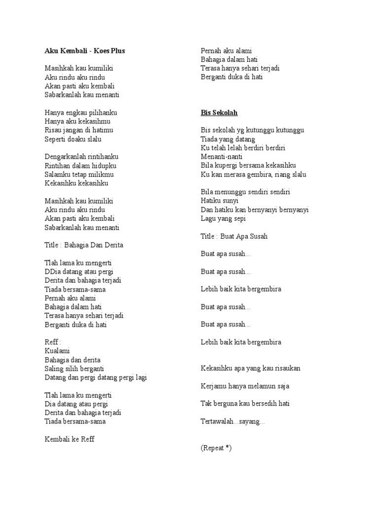 Koes Plus 2 Pdf
